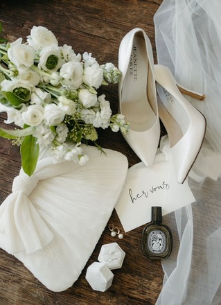 White heels Wedshare by Wedshed