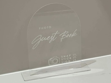 Selling: Photo guestbook sign