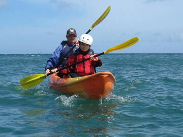 Hiring Out (per hour): Sit On Top Kayak - Double (Marazion Beach)