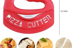 Comprar ahora: Pizza Cutter Food Chopper-Super Sharp Blade Stainless Steel Pizza