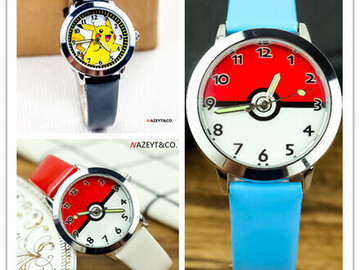 Comprar ahora: 50pcs cartoon Poké mon Bikachu quartz watch luminous watch