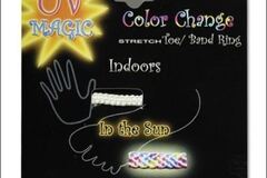 Comprar ahora: 1200--UV Magic Toe Rings--they change color-$0.12 each!