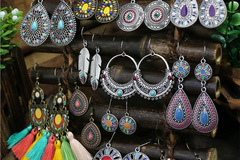 Buy Now: 60 pairs of colorful oil drop earrings