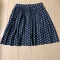 Selling: Spotty chambray skirt