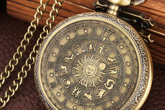 Buy Now: 30 Pcs Vintage Bronze Tarot commensal Coin Pocket Watch 