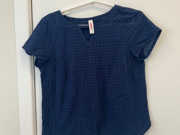 Selling: Sylvester Patterned Navy Top