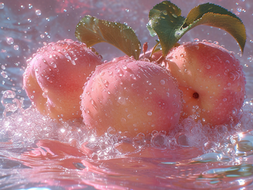 Selling: peach in water