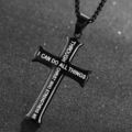 Comprar ahora: 50 Pcs I CAN DO ALLTHINGS Cross Necklaces