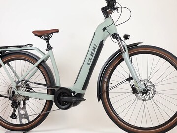 Hiring Out (per day): CUBE Touring Pro E Bike Upright (St Ives