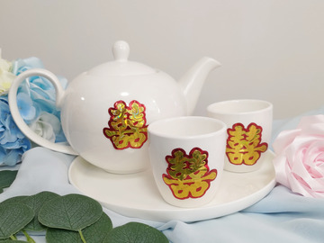 Renting out: Tea ceremony set 3 white - HIRE