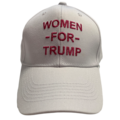 Comprar ahora: Lot (10) "Women For Trump" Embroidered Hat White New!