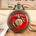 Buy Now: 25 Pcs Vintage Marine Corps Theme Quartz Souvenir Pocket Watch