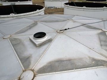Project: Drone Inspection on Oil Storage Tank Roof Vent