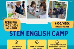 Offre: STEM English Camp for 4-10 year olds, Feb 19-23 2024