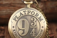 Buy Now: 28 Pcs Bronze King's Cross London 9 3/4 Platform Pocket Watch 