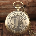 Comprar ahora: 28 Pcs Bronze King's Cross London 9 3/4 Platform Pocket Watch 