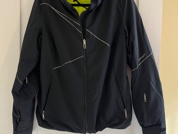Winter sports: Spyder Black/Lime size 12 Jacket 