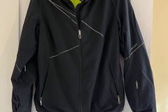 Winter sports: Spyder Black/Lime size 12 Jacket 