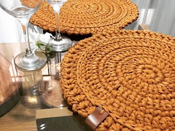 Productos: Tapete, individuales organizar tejido