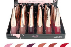 Comprar ahora: AMUSE Bad Gal Lippies 6 Bold Colors Matte Lipgloss- WHOLESALE BOX