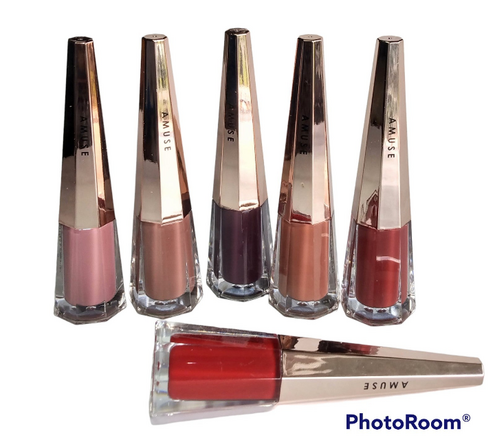 AMUSE Bad Gal Lippies 6 Bold Colors Matte Lipgloss- WHOLESALE BOX