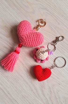 Llaveros en crochet