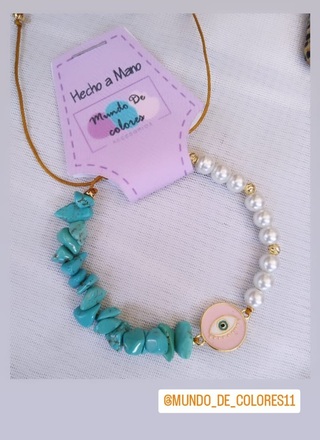 Pulseras tejidas y ajustables