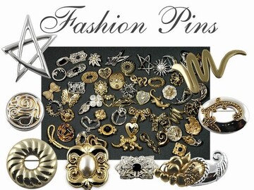 Comprar ahora: 100--Ladies Fashion Pins-Brooches--$0.74 pcs!!