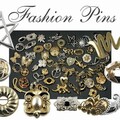 Buy Now: 100--Ladies Fashion Pins-Brooches--$0.74 pcs!!