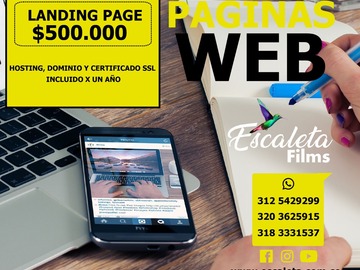 Servicios: Páginas web