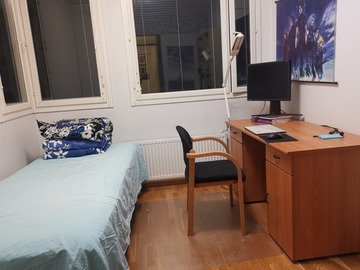 Annetaan vuokralle: Fully furnished single room available now for rental in ESPOO