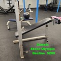 Buy it Now w/ Payment: Stone Olympic decline bench press