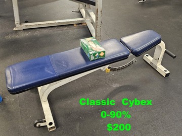 Buy it Now w/ Payment: Cybex adjustable flat to incline bench