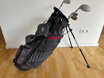 Sell with online payment: US Kids Golf-Set 60’‘: Stand Bag und 5 Schlägere