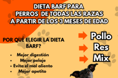 Productos: ALIMENTO BARF 100% NATURAL