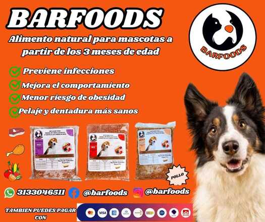ALIMENTO BARF 100% NATURAL