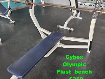 Buy it Now w/ Payment: Cybex Olympic Flat bench press
