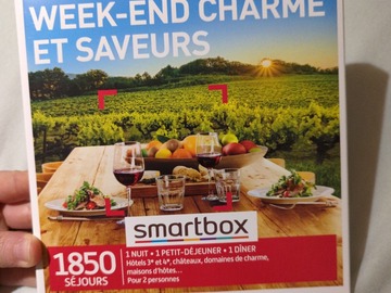 Vente: Coffret Smartbox "Week-end charme et saveurs" (99,90€)