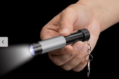 Buy Now: 100 pieces - Spotlight Keychain Flashlight–Black, Item #6279