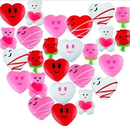 Hearts, Bears and Flowers Stress Relief Suishy Toys – Item #5787