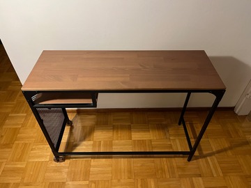 Selling: FJÄLLBO Computer desk, black, 100x36 cm