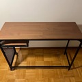 Myydään: FJÄLLBO Computer desk, black, 100x36 cm