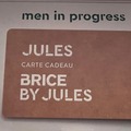 Vente: Carte cadeau Jules - Brice (150€)