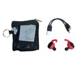 Comprar ahora: TWS Red Earbuds with Mesh Pouch (Range Over 30 Feet) – Item #3227