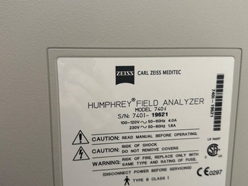 Selling with online payment: Humphrey Visual Field