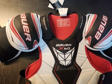 Verkaufen mit Online-Zahlungen: Bauer X60 Brustschutz Jr L