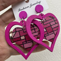 Buy Now: 70 Pairs Vintage Heart Shape Wooden Earrings