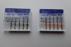 Nieuwe apparatuur: V-blue reciproc vijlen size 25 (31mm) en 40 (25mm)