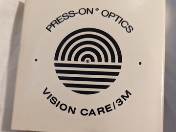 Selling with online payment: 3M Press-On Prisms One Pair of 1, 2, 4 and 6 Prism Diopter Correc