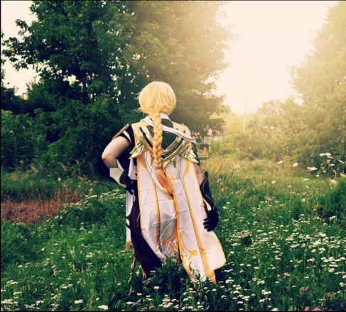 Genshin Impact Aether (Traveller) Cosplay